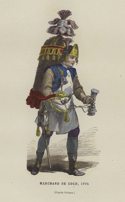Kókuszárus, 1774 alkotó: French School