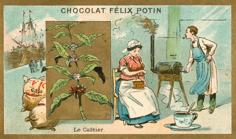 Kávé (chromolitho) alkotó: French School