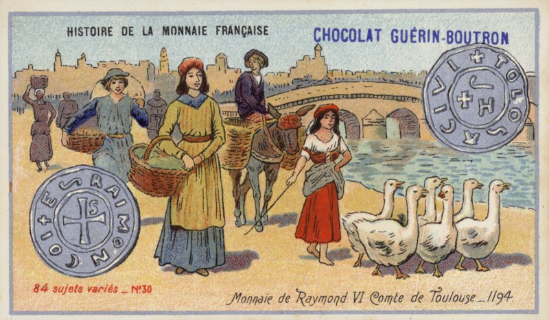 VI. Raymond, Toulouse grófjának érméi alkotó: French School