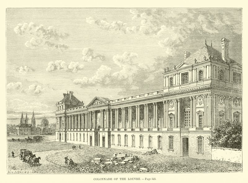 A Louvre oszlopcsarnoka alkotó: French School