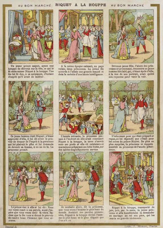 Képregény – Riquet A La Houppe alkotó: French School