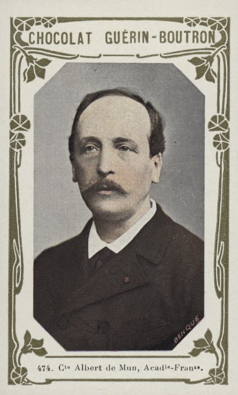 Albert de Mun gróf, Academie-Francaise (színes fotó) alkotó: French School