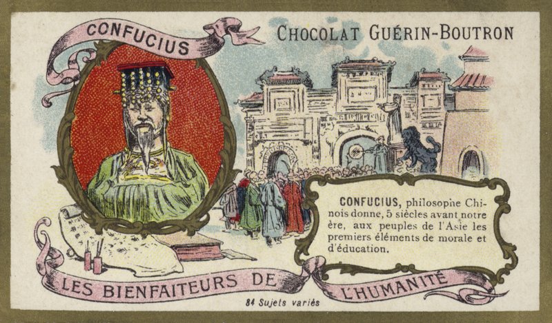 Konfuciusz, kínai filozófus alkotó: French School