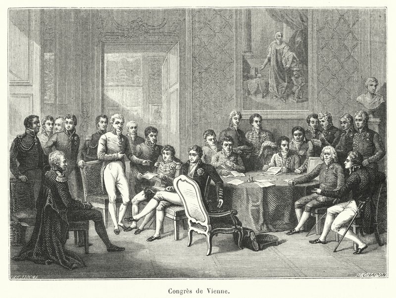 Bécsi Kongresszus (metszet) alkotó: French School