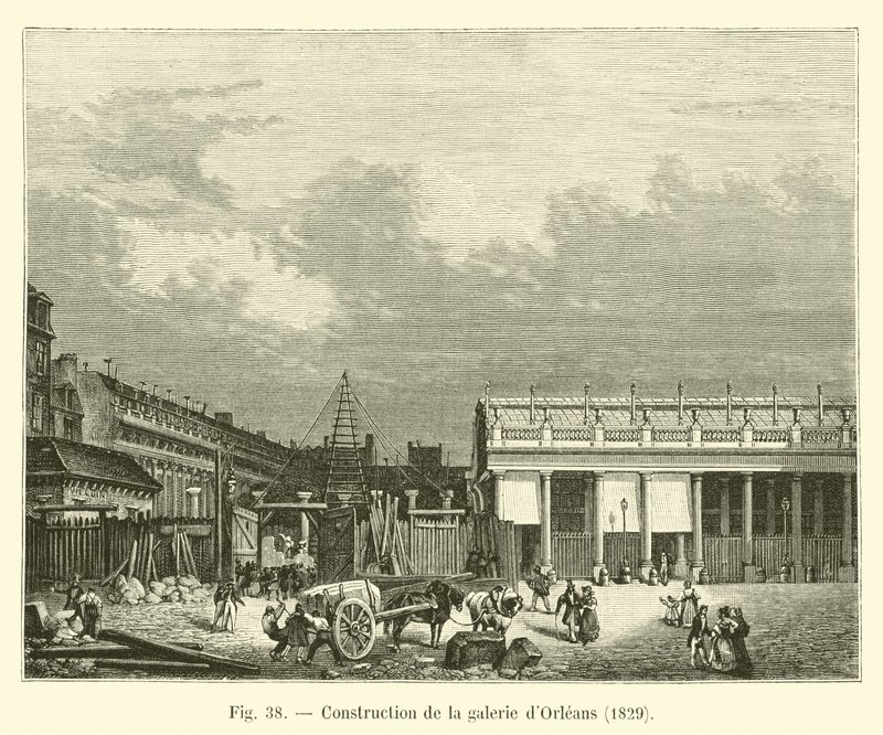 Az Orléans-i Képtár építése, 1829 alkotó: French School