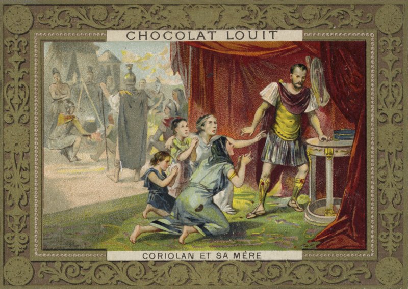 Coriolanus és anyja alkotó: French School