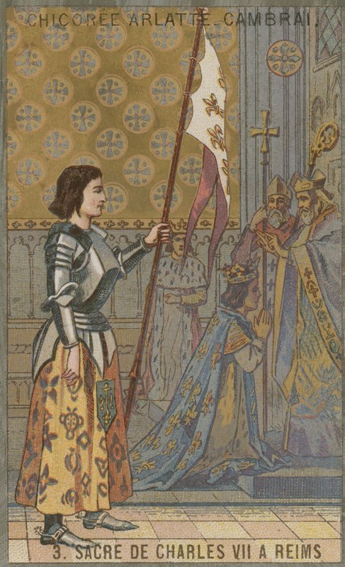 VII. Károly francia király megkoronázása Reimsben, 1429 alkotó: French School