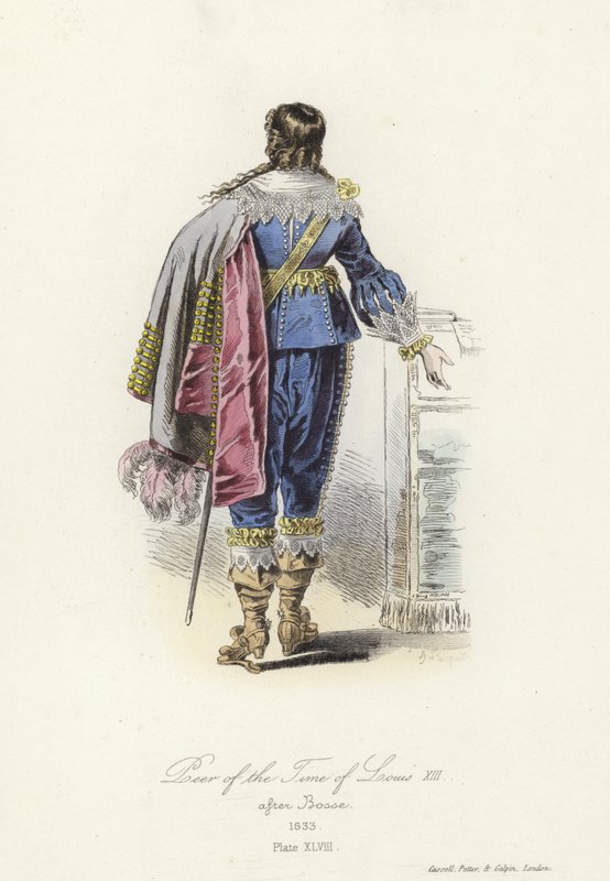 XIII. Lajos korabeli francia jelmez alkotó: French School
