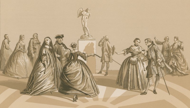 Jelmezek, 1720-1740 alkotó: French School