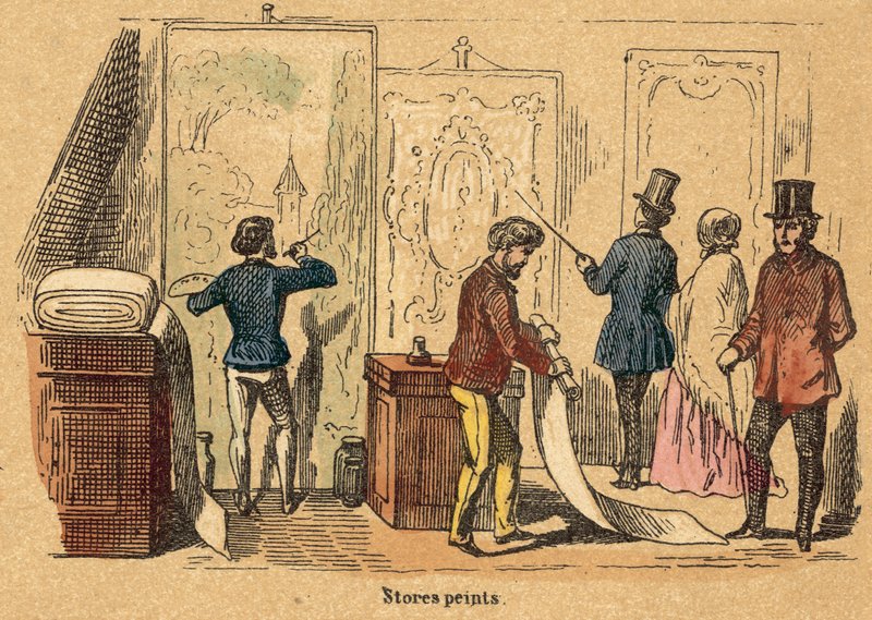 Pamut (színes gravírozás) alkotó: French School