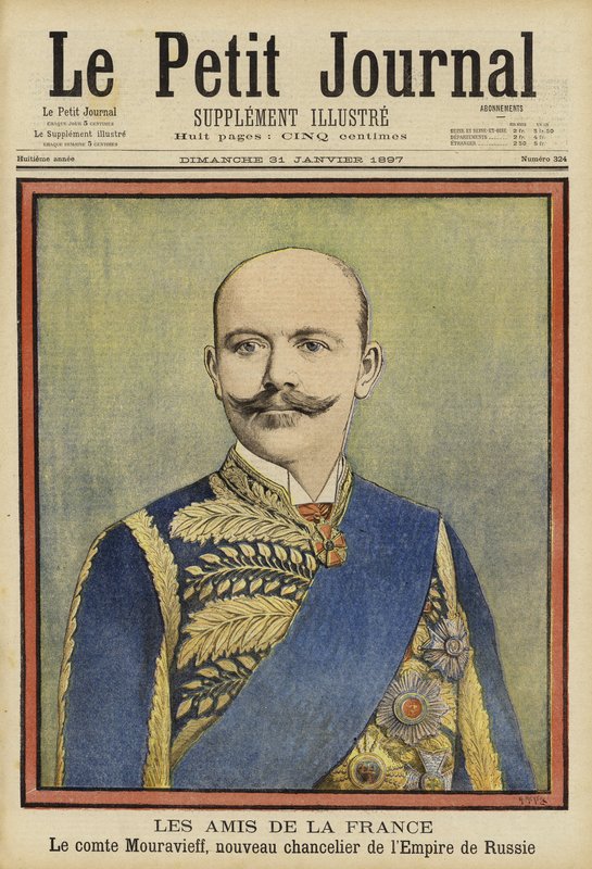 Mihail Muravjov gróf orosz külügyminiszter alkotó: French School