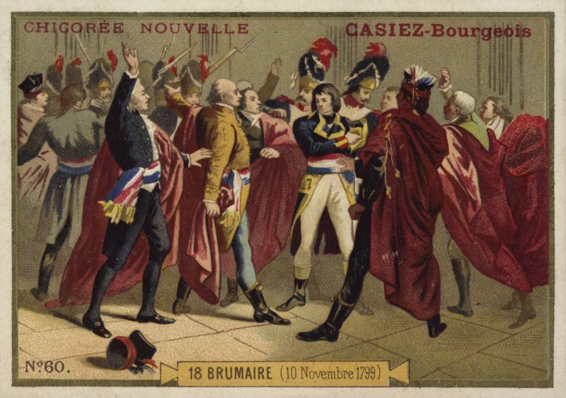 Brumaire 18-i puccsa, francia forradalom, 1799. november 10 alkotó: French School