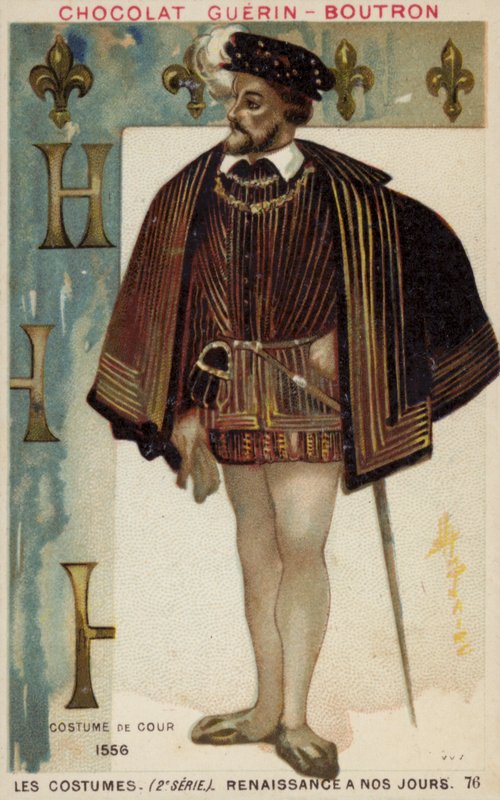 Udvari ruha, 1556 alkotó: French School