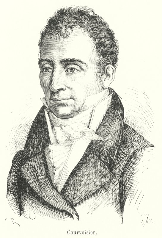 Courvoisier (metszet) alkotó: French School