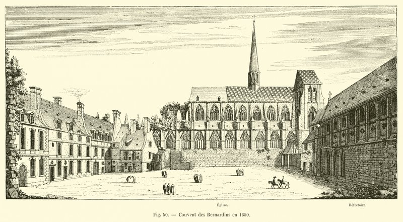 Bernardinok kolostora 1650-ben alkotó: French School