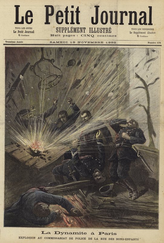 A Le Petit Journal címlapja, 1892. november 19 alkotó: French School