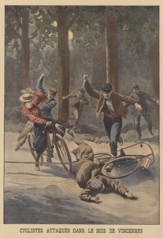 Kerékpárosokat támadtak meg a párizsi Bois de Vincennes-ben alkotó: French School