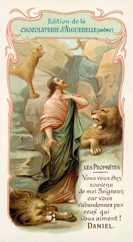 Daniel (kromolit) alkotó: French School