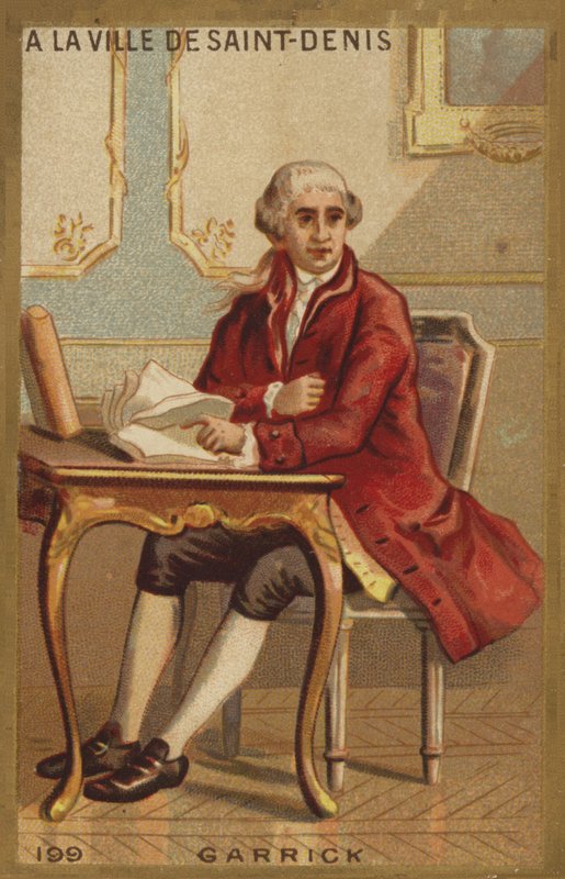 David Garrick Saint-Denis városában alkotó: French School