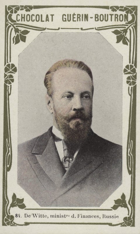 De Witte, pénzügyminiszter, Oroszország (színes fotó) alkotó: French School