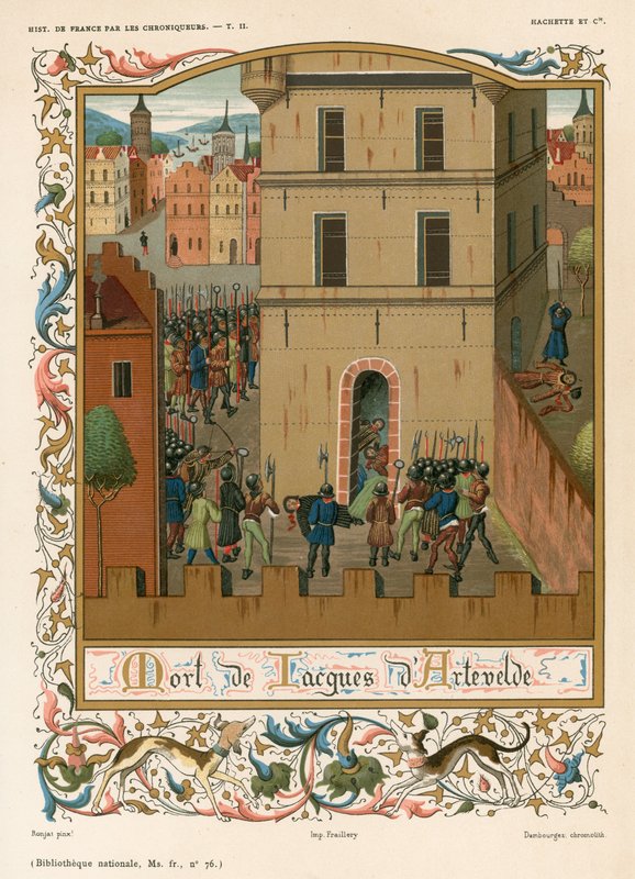 Jacques dArtevelde halála alkotó: French School