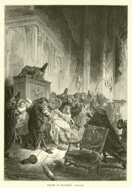 Moliere halála alkotó: French School