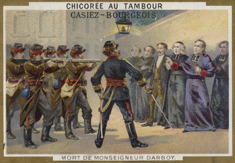 Monsignor Darboy, Párizs érseke meghalt 1871-ben alkotó: French School