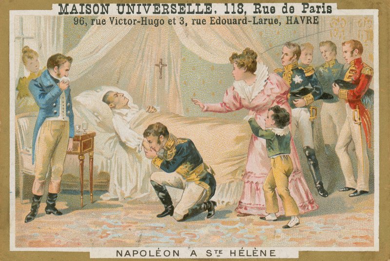 Napóleon halála Szent Ilonán, 1821 alkotó: French School