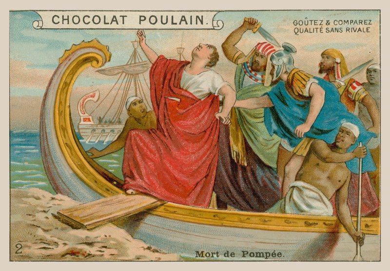 Pompeius halála (Kr. e. 106-48) alkotó: French School