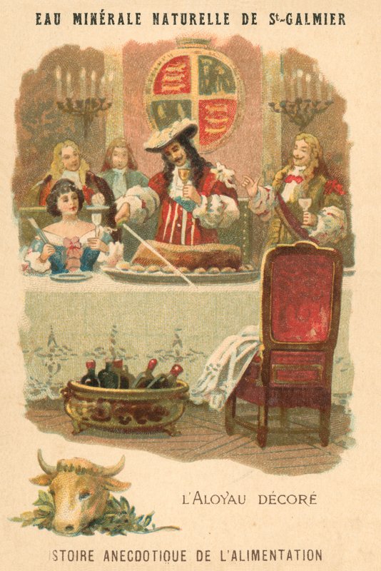 Díszített hátszín (chromolitho) alkotó: French School