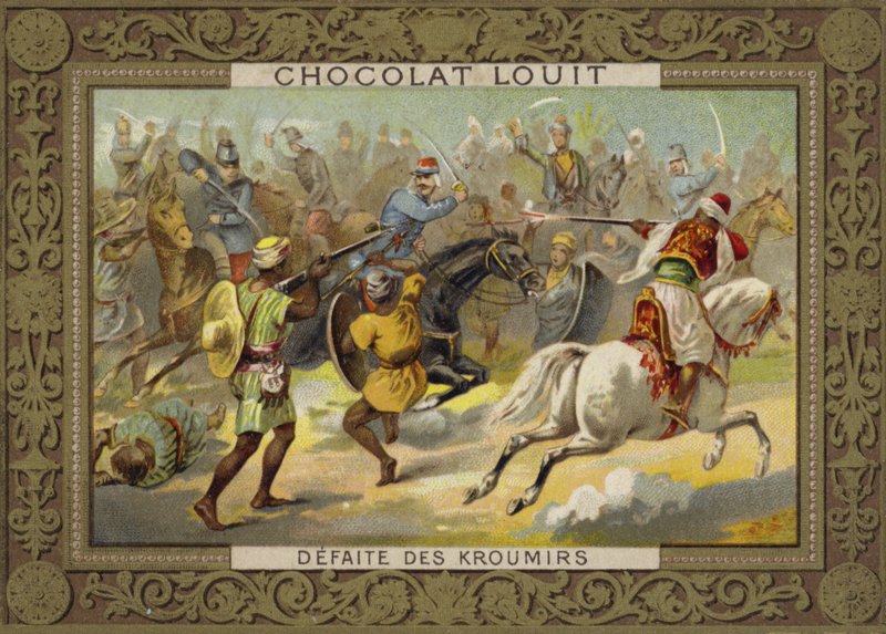 A kroumirok veresége a franciáktól, Tunézia, 1881 alkotó: French School
