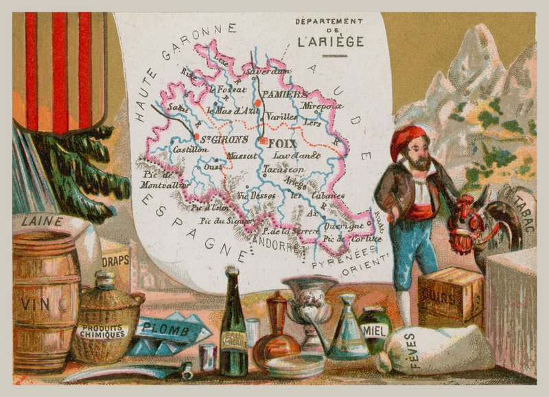 Ariege megye Délnyugat-Franciaországban alkotó: French School