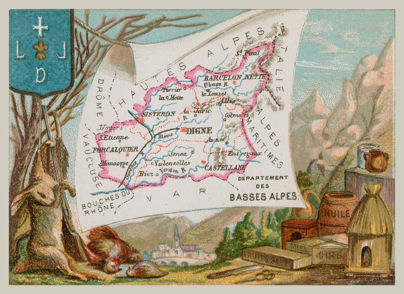 Dél-franciaországi Basses Alpes-i osztály alkotó: French School