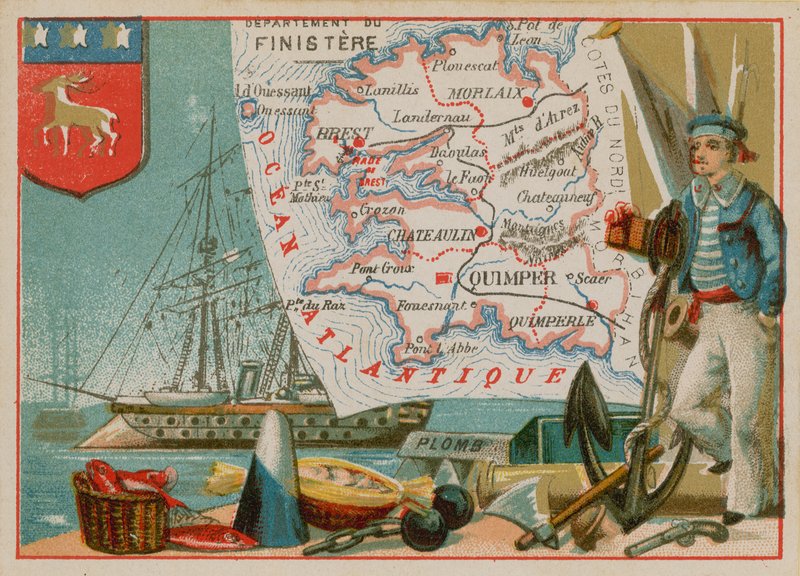Finistere Tanszék Nyugat-Franciaországban alkotó: French School