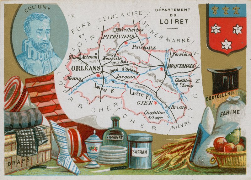 Loiret megye Észak-Közép-Franciaországban alkotó: French School