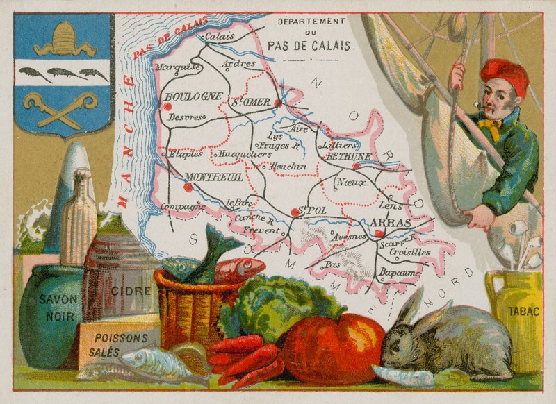 Pas-de-Calais megye Észak-Franciaországban alkotó: French School