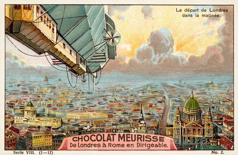 Indulás Londonból a reggeli órákban (chromolitho) alkotó: French School