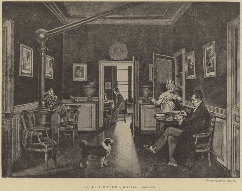 Étkező alkotó: French School