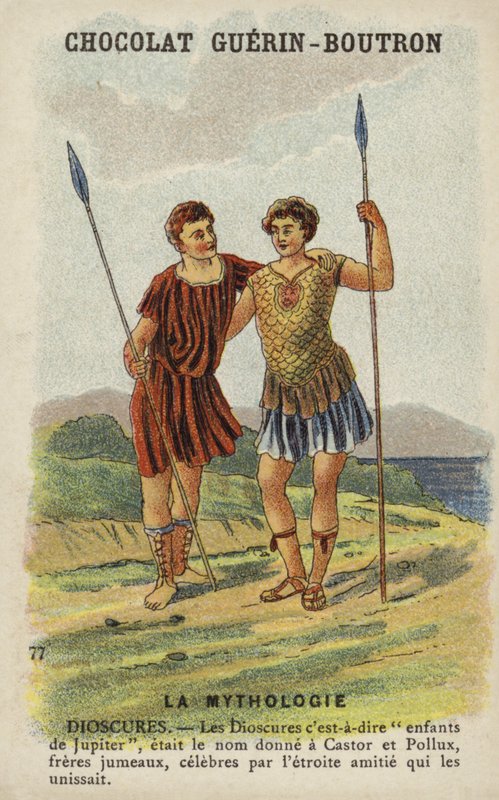 Dioscuri, azaz Castor és Pollux alkotó: French School