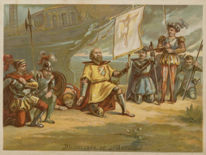 Amerika felfedezése alkotó: French School