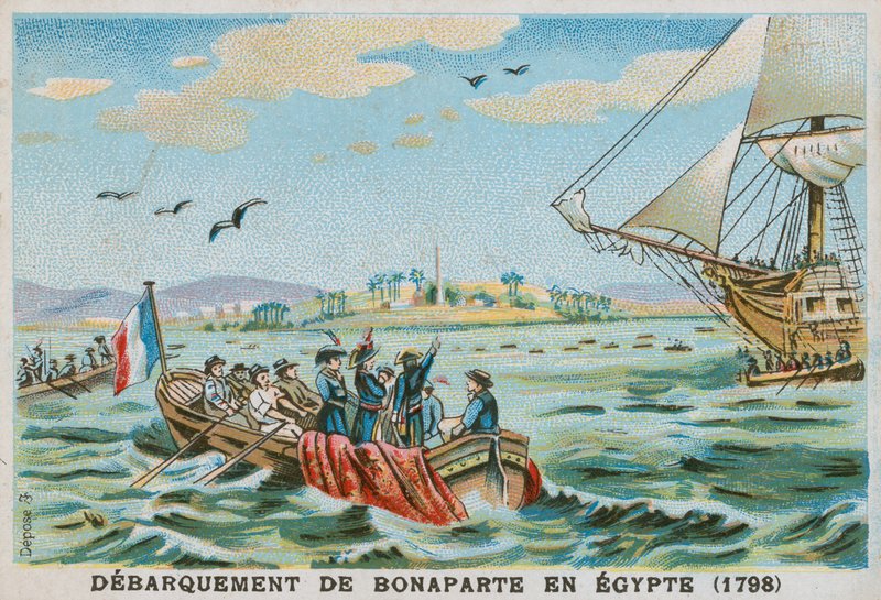 Napóleon partraszállása Egyiptomban, 1798 alkotó: French School