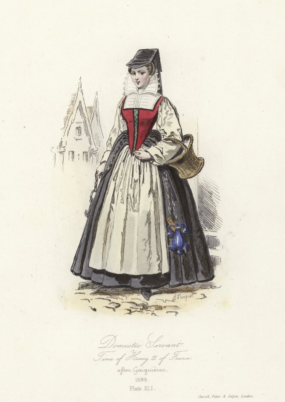 III. Henrik francia korabeli háziszolga alkotó: French School