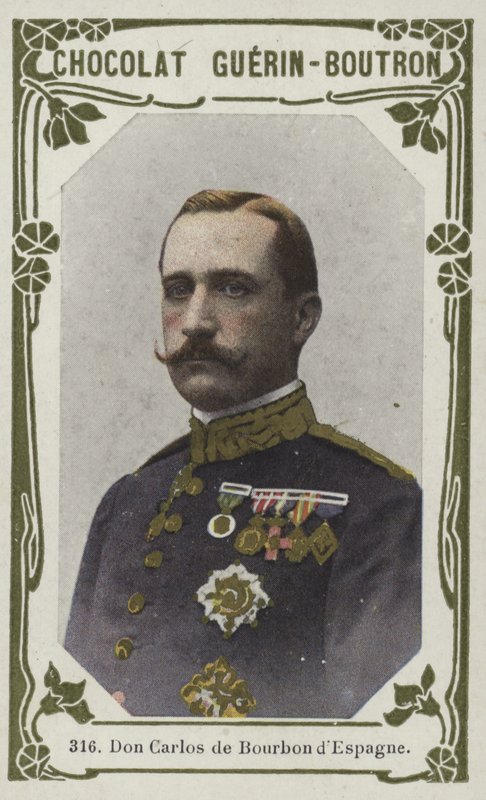 Don Carlos de Bourbon dEspagne (színes fotó) alkotó: French School