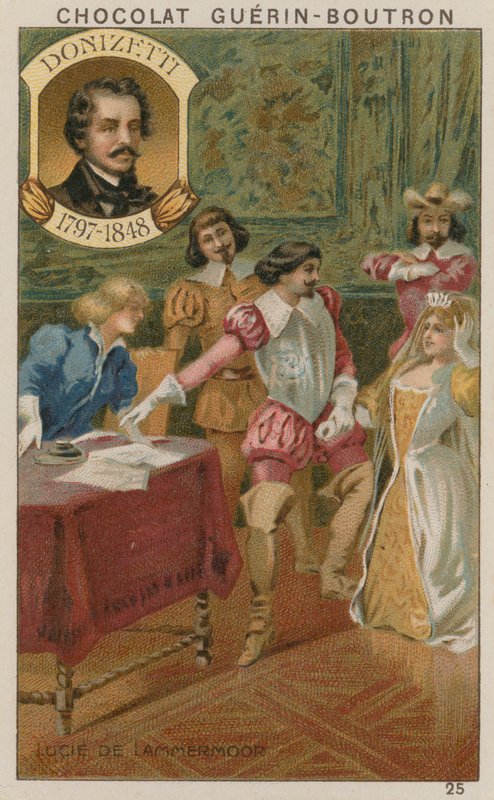Donizetti, Lucie de Lammermoor alkotó: French School