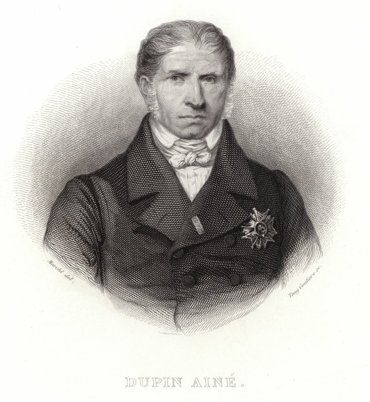 Dupin Aine - francia politikus, a képviselőház elnöke (1783-1865) alkotó: French School