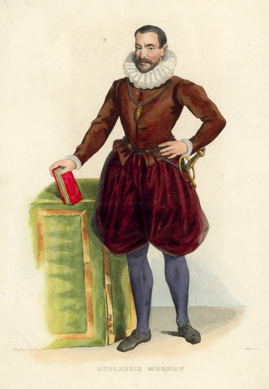 Duplessis Mornay (színes metszet) alkotó: French School