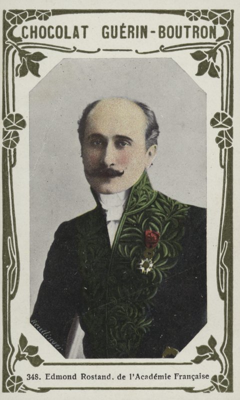Edmond Rostand, a Francia Akadémiáról (színes fotó) alkotó: French School