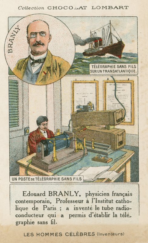 Edouard Branly francia fizikus és feltaláló alkotó: French School