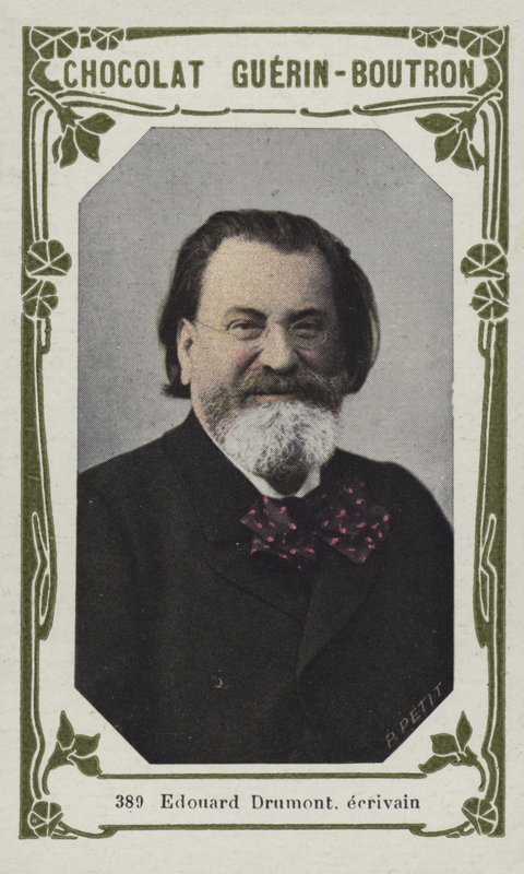Edouard Drumont, ecrivain (színes fotó) alkotó: French School