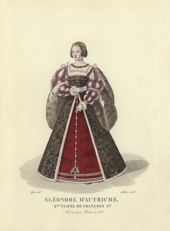 Ausztriai Eleonóra, I. Ferenc francia király második felesége alkotó: French School
